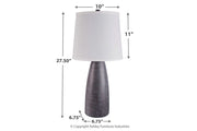 Shavontae Gray Table Lamp (Set of 2) - Gate FurnitureTable Lamp Pair