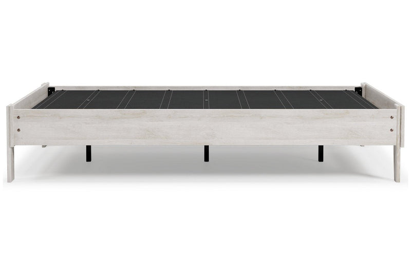 Shawburn Whitewash Full Platform Bed - Gate FurnitureFull Bed