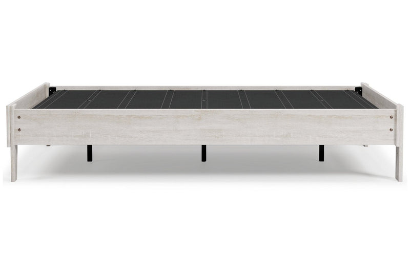 Shawburn Whitewash Full Platform Bed - Gate FurnitureFull Bed