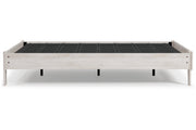 Shawburn Whitewash Queen Platform Bed - Gate FurnitureQueen Bed