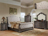 Sheffield Antique Gray Queen Sleigh Bed - Gate Furniture