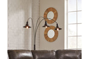 Sheriel Black Floor Lamp - Gate FurnitureFloor Lamps