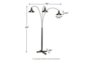 Sheriel Black Floor Lamp - Gate FurnitureFloor Lamps