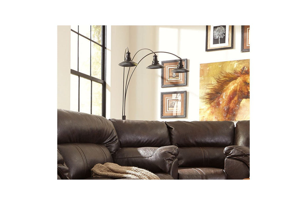 Sheriel Black Floor Lamp - L725059 - Gate Furniture