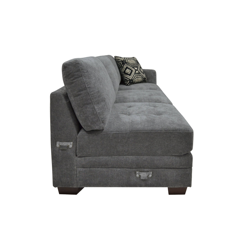 Sidney Gray Sectional - Gate FurnitureSectional