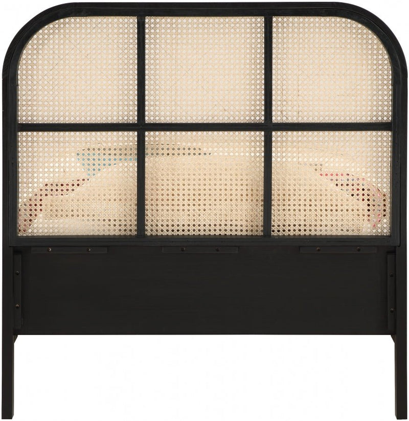 Siena Ash Wood Twin Bed (3 Boxes) Black - Gate FurnitureTwin Bed