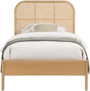 Siena Ash Wood Twin Bed (3 Boxes) Natural - Gate FurnitureTwin Bed