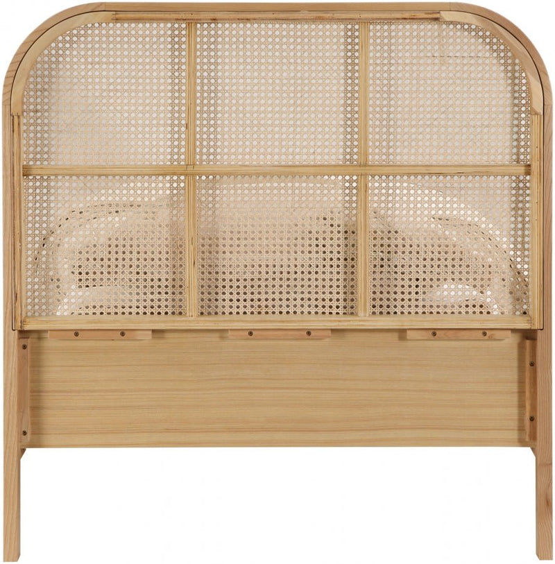 Siena Ash Wood Twin Bed (3 Boxes) Natural - Gate FurnitureTwin Bed