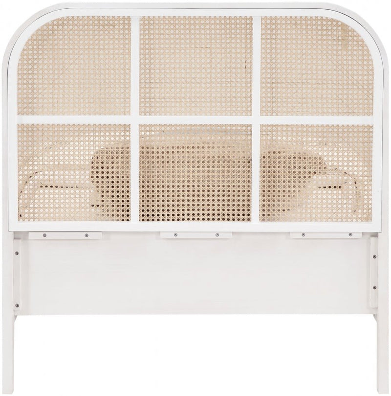 Siena Ash Wood Twin Bed (3 Boxes) White - Gate FurnitureTwin Bed
