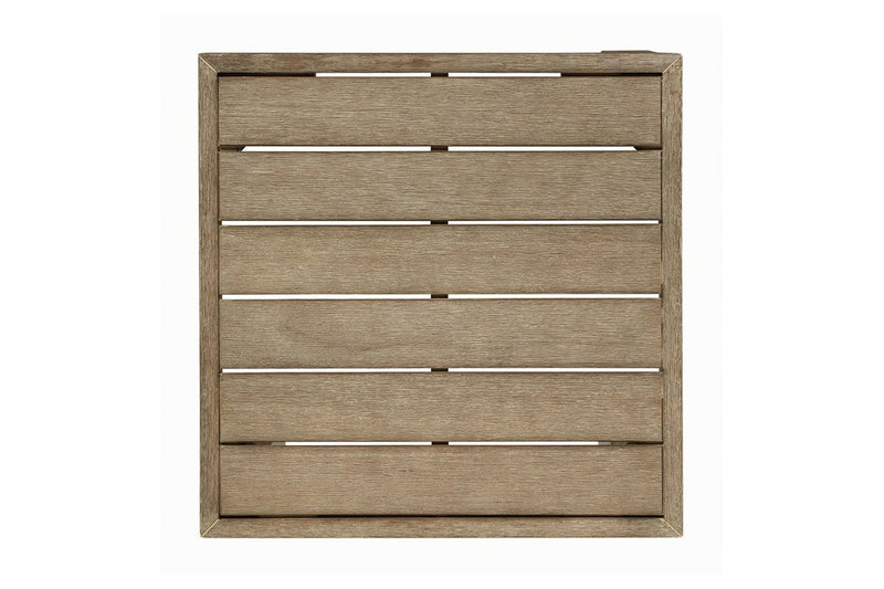 Silo Point Brown Outdoor End Table - Gate FurnitureEnd Table