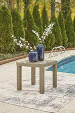 Silo Point Brown Outdoor End Table - P804-702 - Gate Furniture