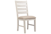 Skempton White/Light Brown Dining Chair (Set of 2) - Gate FurnitureDining Chair