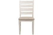 Skempton White/Light Brown Dining Chair (Set of 2) - Gate FurnitureDining Chair