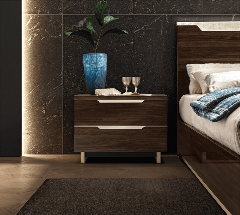 Smart Bedroom Walnut Set - Gate FurnitureBedroom Set