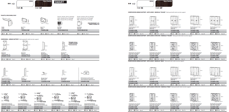 Smart Bedroom Walnut Set - Gate Furniture