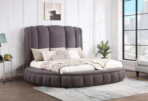 Snow Grey King Bed - SNOW-GREY-KB - Gate Furniture