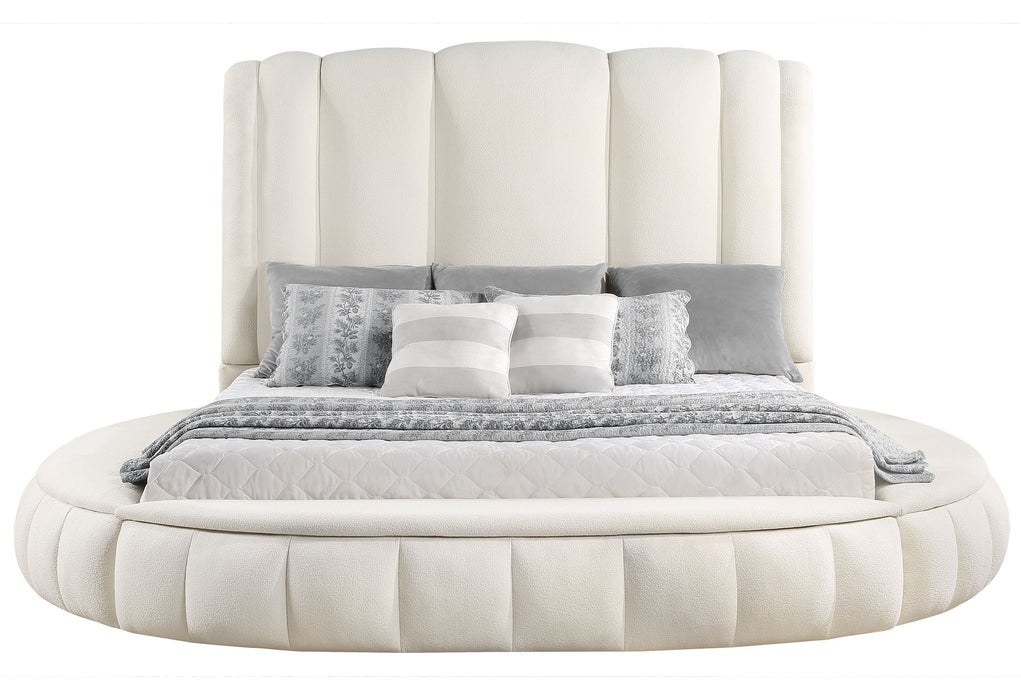 Snow White King Bed - SNOW-WHITE-KB - Gate Furniture