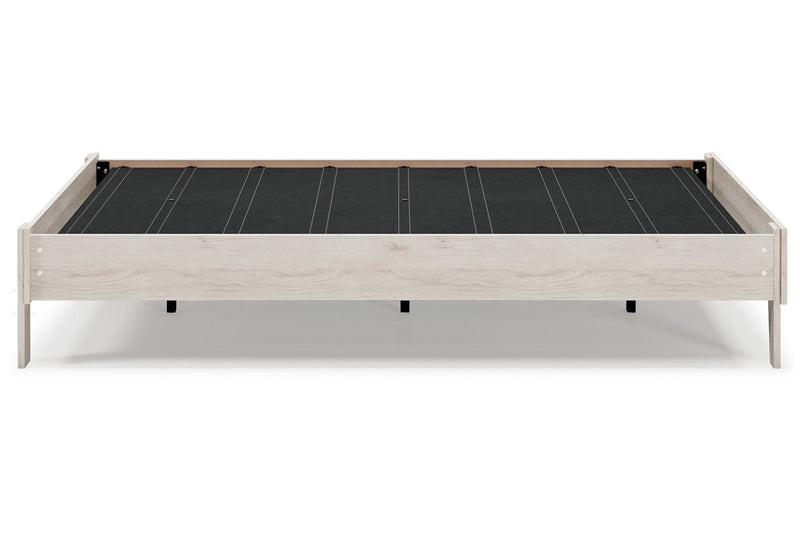 Socalle Natural Queen Platform Bed - Gate FurnitureQueen Bed