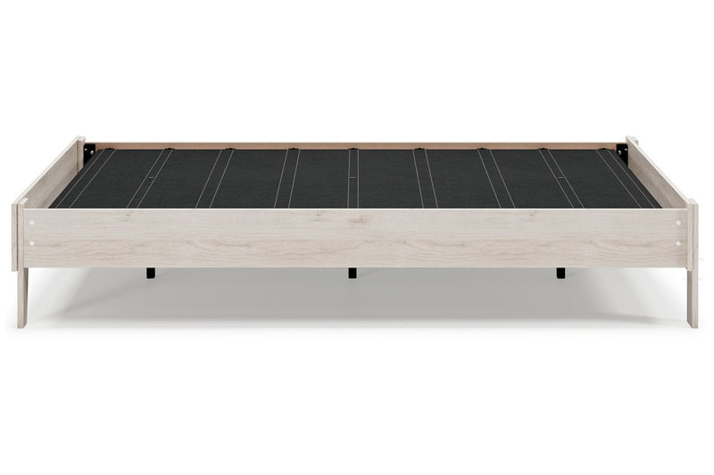 Socalle Natural Queen Platform Bed - Gate FurnitureQueen Bed