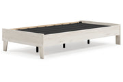 Socalle Natural Twin Platform Bed - Gate FurnitureTwin Bed