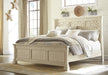 [SPECIAL] Bolanburg Antique White Queen Panel Bed - Gate Furniture
