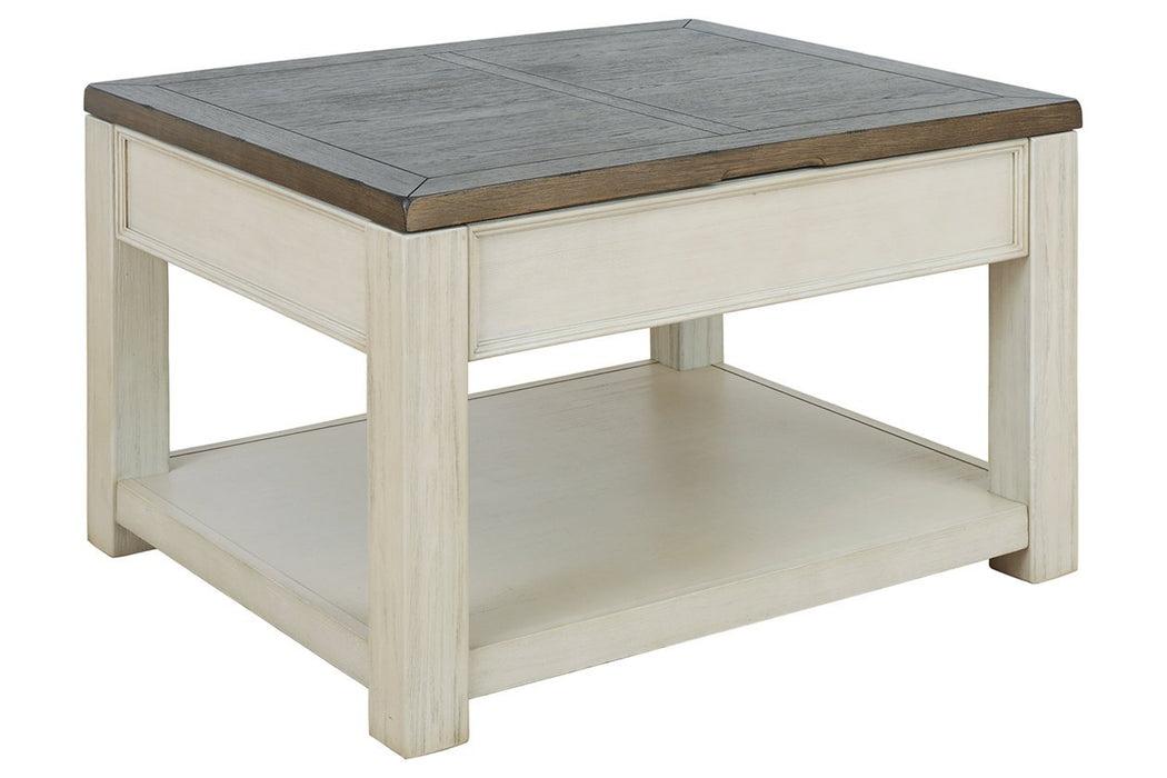 [SPECIAL] Bolanburg Brown/White Coffee Table with Lift Top - T751-0 - Gate Furniture
