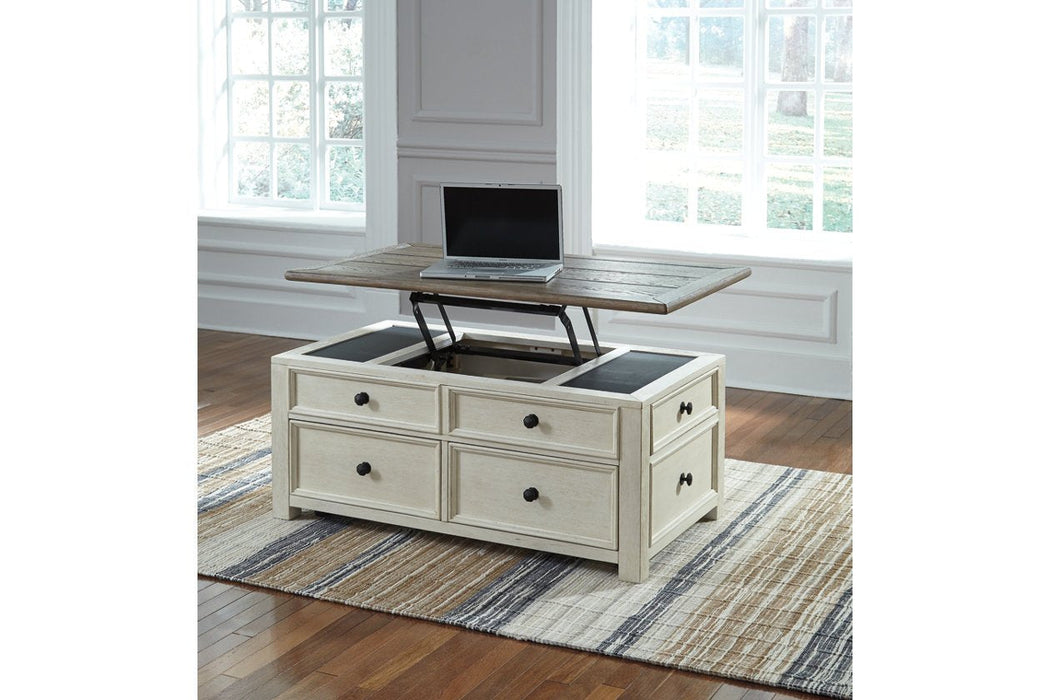 [SPECIAL] Bolanburg Two-tone Coffee Table with Lift Top - T637-20 - Gate Furniture