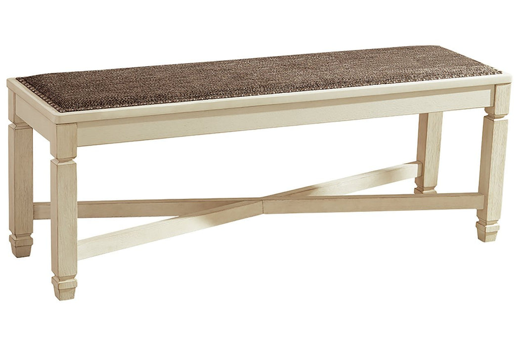[SPECIAL] Bolanburg Two-tone Dining Bench - D647-00 - Gate Furniture