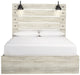 [SPECIAL] Cambeck Whitewash Queen Panel Bed - Gate Furniture