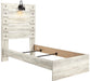 [SPECIAL] Cambeck Whitewash Twin Panel Bed - Gate Furniture