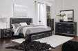 [SPECIAL] Kaydell Black LED Footboard Storage Platform Bedroom Set - Gate Furniture