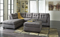 [SPECIAL] Maier Charcoal LAF Sectional - Gate Furniture