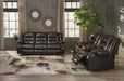 [SPECIAL] Vacherie Chocolate Reclining Living Room Set - Gate Furniture