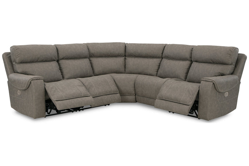 Starbot Fossil 5 - Piece Power Reclining Sectional - Gate FurniturePower Reclining Sectional