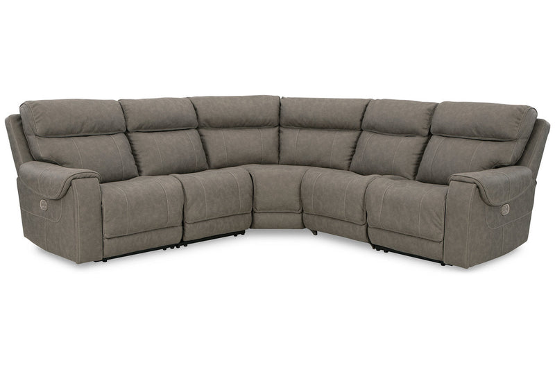 Starbot Fossil 5 - Piece Power Reclining Sectional - Gate FurniturePower Reclining Sectional