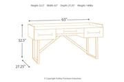 Starmore Brown 63" Home Office Desk - Gate FurnitureOffice Desks