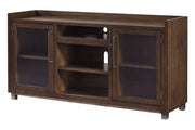 Starmore Brown 70" TV Stand with Electric Fireplace - Gate FurnitureTV Stand