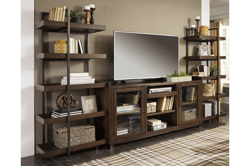 Starmore Brown/Gunmetal 3 - Piece Entertainment Center - Gate FurnitureEntertainment Center