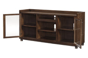 Starmore Brown/Gunmetal 3 - Piece Entertainment Center - Gate FurnitureEntertainment Center