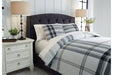 Stayner Black/Gray 3-Piece Queen Comforter Set - Q344003Q - Gate Furniture