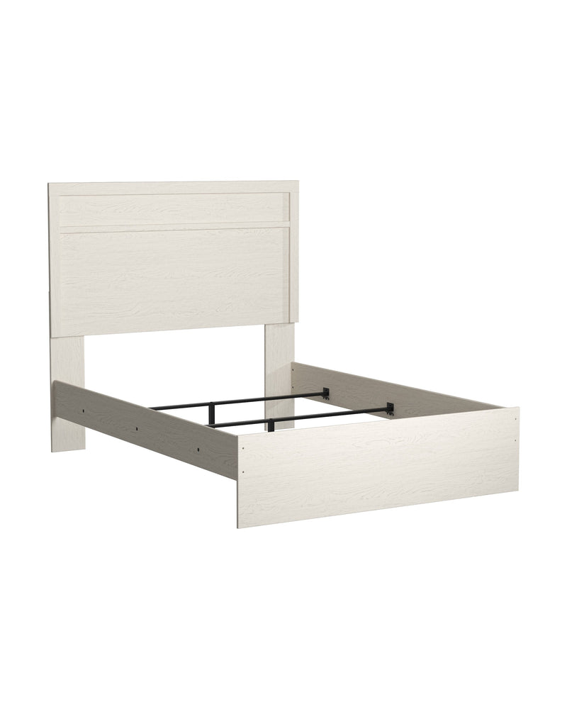 Stelsie White Full Panel Bed - Gate FurnitureFull Bed