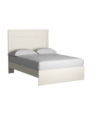 Stelsie White Full Panel Bed - Gate FurnitureFull Bed