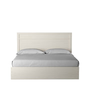 Stelsie White King Panel Bed - Gate FurnitureKing Bed