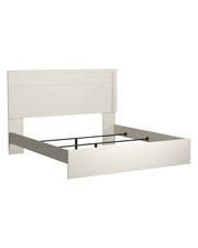 Stelsie White King Panel Bed - Gate FurnitureKing Bed