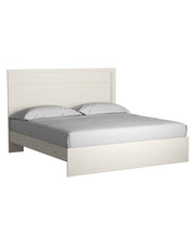 Stelsie White King Panel Bed - Gate FurnitureKing Bed