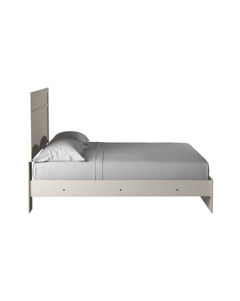 Stelsie White King Panel Bed - Gate FurnitureKing Bed
