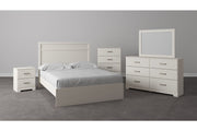 Stelsie White Nightstand - Gate FurnitureNightstand