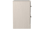 Stelsie White Nightstand - Gate FurnitureNightstand