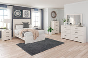 Stelsie White Panel Youth Bedroom Set - Gate FurnitureYouth Bedroom Set