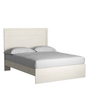 Stelsie White Queen Panel Bed - Gate FurnitureQueen Bed